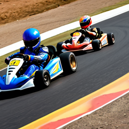 Home 18 Prompt 1:** A vibrant split-image showing a KartRider player's transformation. On one side, a kart is clumsily crashing or losing control on a brightly colored track, depicting initial frustration. On the other, the same kart is executing a perfect, controlled drift through a complex curve, leaving a trail of motion blur, representing skill, muscle memory, and mastery of the track's mental map.