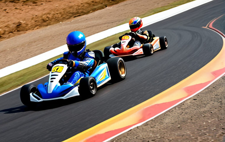 Prompt 1:** A vibrant split-image showing a KartRider player's transformation. On one side, a kart is clumsily crashing or losing control on a brightly colored track, depicting initial frustration. On the other, the same kart is executing a perfect, controlled drift through a complex curve, leaving a trail of motion blur, representing skill, muscle memory, and mastery of the track's mental map.